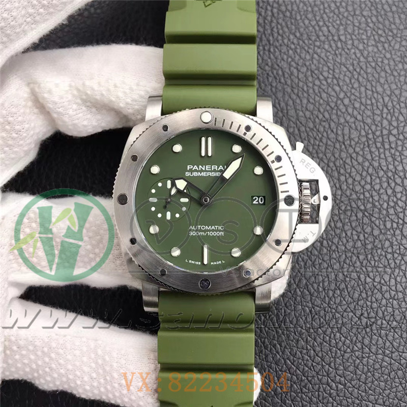VS廠沛納海1055軍綠色做工評(píng)測(cè)（VS廠沛納海1055細(xì)節(jié)如何）