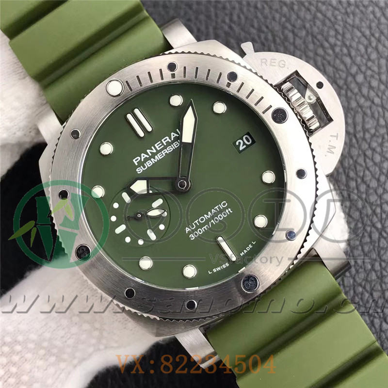 VS廠沛納海1055軍綠色做工評(píng)測(cè)（VS廠沛納海1055細(xì)節(jié)如何）