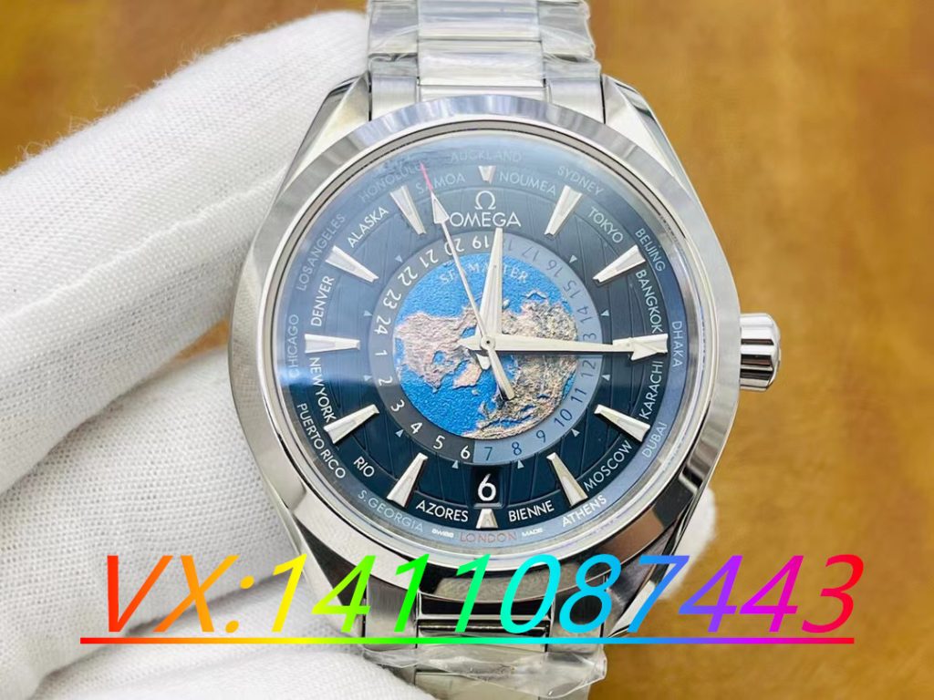 VS廠歐米茄海馬150世界時(shí)對比正品評測