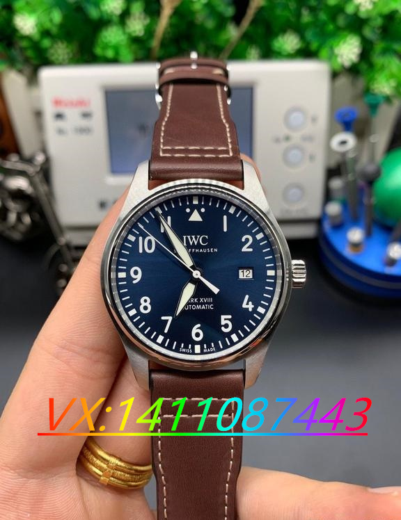 V7廠萬國馬克十八IW328101霧藍(lán)實拍