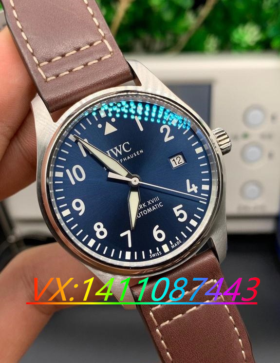 V7廠萬國馬克十八IW328101霧藍(lán)實拍