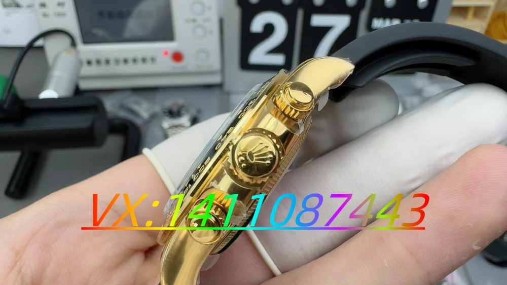 C廠勞力士余文樂同款迪通拿配置4131機芯版本參考細節(jié)